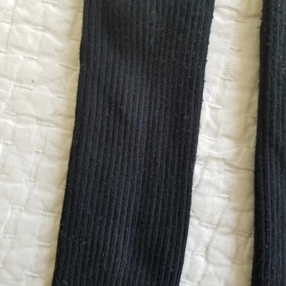 Carter's Black Ribbed Tights size 8&Up